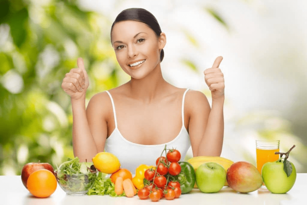 Frutta e verdura a dieta