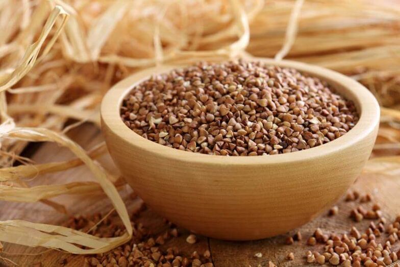 Varietà di dieta a base di grano saraceno